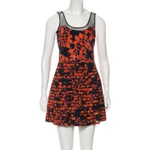 Parker sleeveless dress xs silk